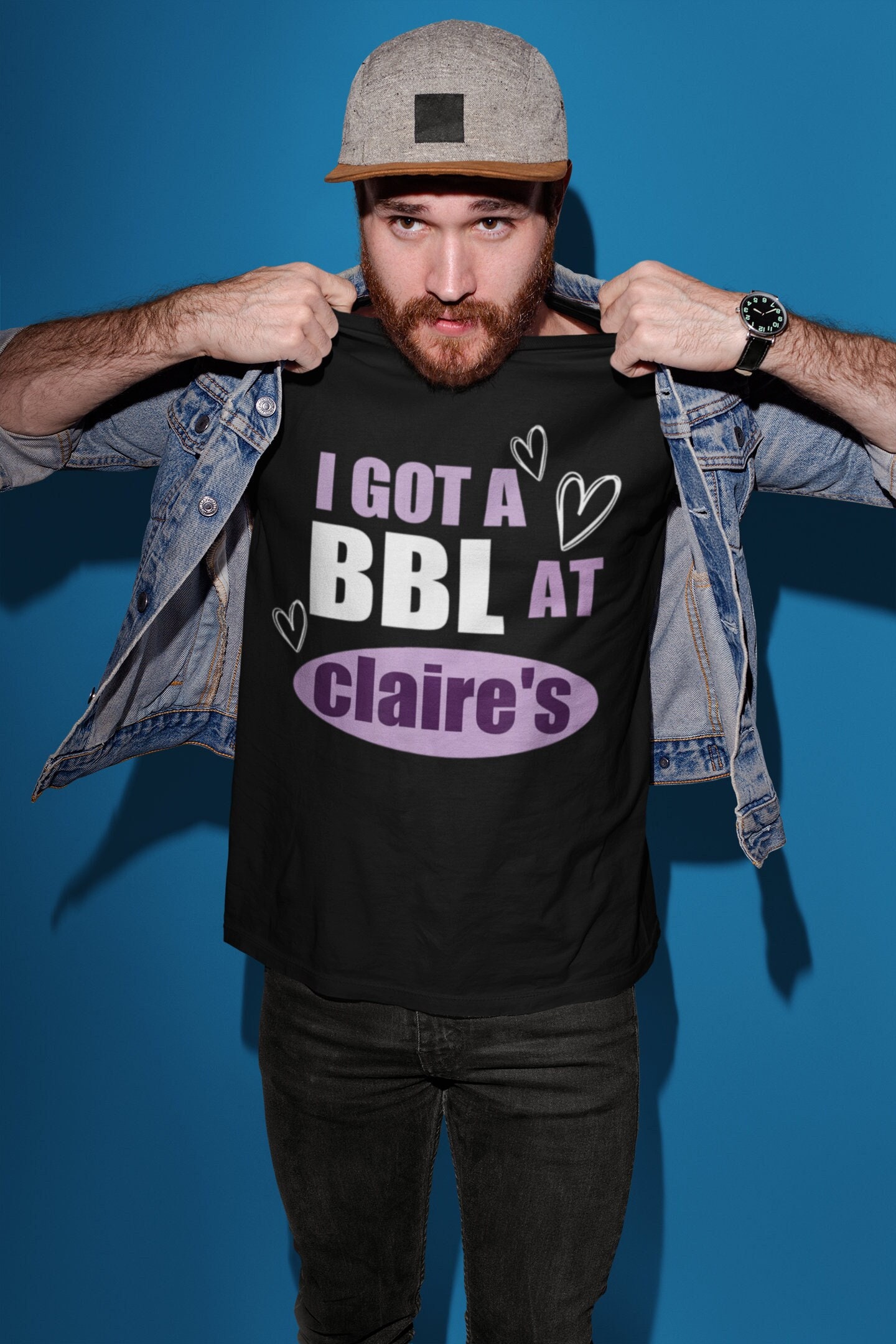 I Got A BBL At Claire's Meme Shirt, Ironic Tee Shirts, Funny Saying Gag Joke Meme, Dank Meme Shirt, Stan Twitter, Y2K, Oddly Specific Shirt