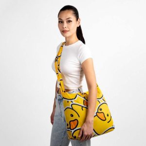 Ultra-lightweight Foldable Reusable Fringe Crossbody Bag for Everyday Use