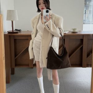 Trendy Suede Fringe Bag: Vintage Vibe with Large Capacity for Women