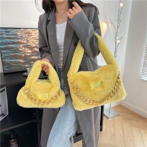 Stylish Acrylic Chunky Chain Bag for Commuting and Everyday Use