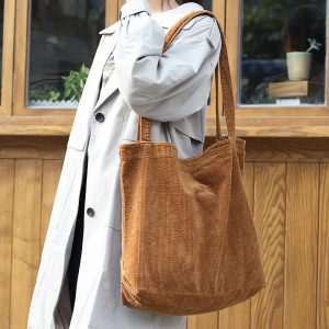 Stylish Large Tote Bag: Casual and Artistic Canvas Shopping Companion