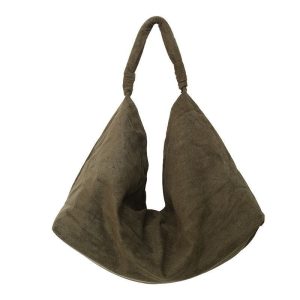 Large Tote Bag: Stylish Large-capacity Suede Casual Bag for Women