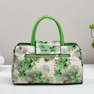 Chic Large-capacity Multi Color Bag with Contrast-color Printed Patchwork