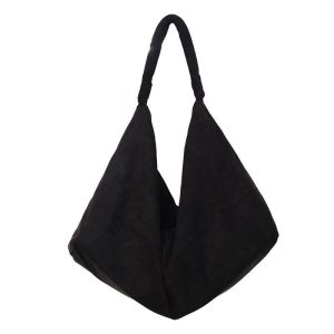 Large Tote Bag: Stylish Large-capacity Suede Casual Bag for Women