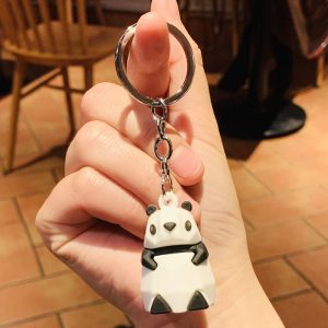 Cute Cartoon Dinosaur Bag Charm Keychain Pendant for Fun Accessories