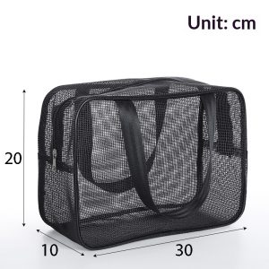 Men's Mesh Tote Bag for Toiletry and Bathing Storage While Traveling