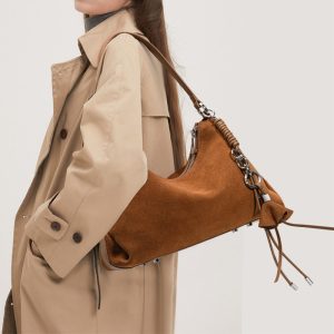 Chic Fringe Crossbody Bag: Versatile Design for Commuting and Underarm Use