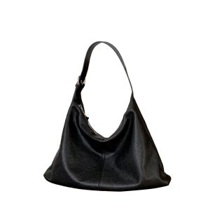 Genuine Soft Leather Tote Shoulder Bag for Stylish Everyday Use
