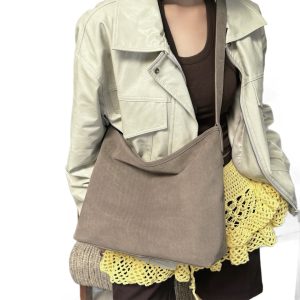 Trendy Suede Fringe Bag: Vintage Vibe with Large Capacity for Women