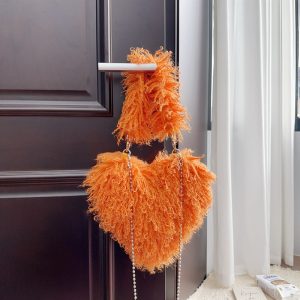 Women's Wool Handbag: Stylish Chain Strap Bag for Every Occasion