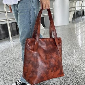 Stylish Large Tote Bag for Middle-aged Women with Ample Capacity