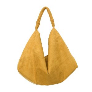 Large Tote Bag: Stylish Large-capacity Suede Casual Bag for Women