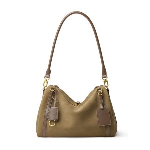 Deerskin Suede Crossbody Bag: Stylish Suede Tote Bag for Everyday Use