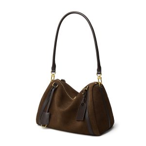 Deerskin Suede Crossbody Bag: Stylish Suede Tote Bag for Everyday Use