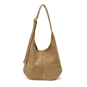 Large Capacity Suede Tote Bag: Stylish and Functional Underarm Shoulder Bag