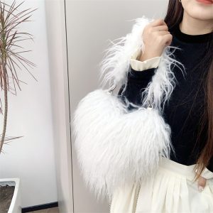 Women's Wool Handbag: Stylish Chain Strap Bag for Every Occasion