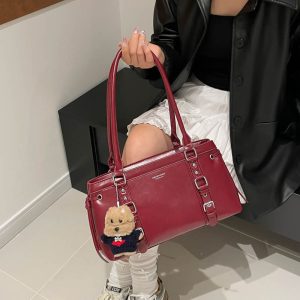 Versatile Women's Roomy Shoulder Bag: Large-capacity Commuter Style