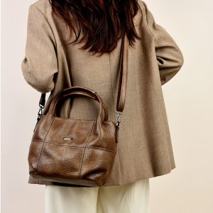 High-capacity Soft Leather Fringe Crossbody Bag for Women