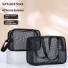 Men's Mesh Tote Bag for Toiletry and Bathing Storage While Traveling