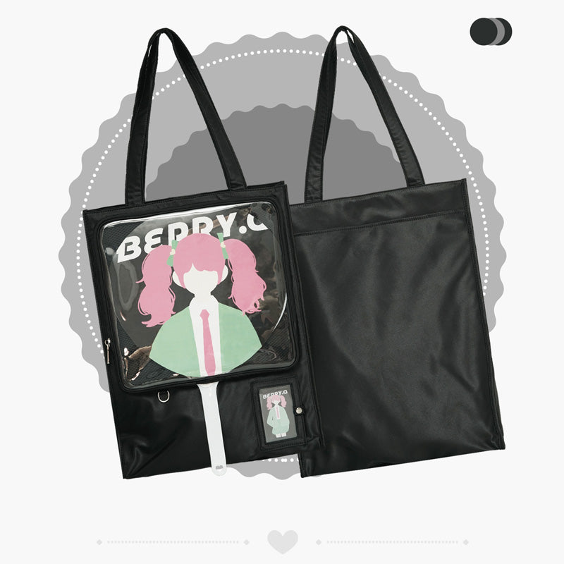 BERRYQ Large-Capacity Ita Bag for Fans and Collectors