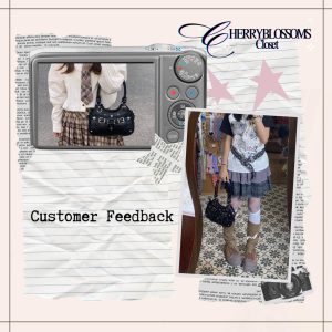 Black Edgy Shoulder Bag Goth Grunge Y2K Alt Handbag Streetwear Fashion Purse Aesthetic Accessory