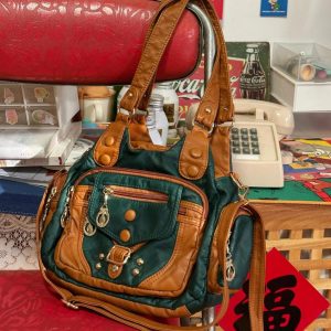 Black Edgy y2k Shoulder Bag Gothic Punk Grunge Statement Handbag Gift for birthday Concert outfit