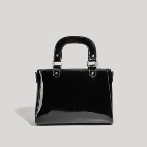 Black Halloween Ita Bag – Japanese Style Harajuku Square Crossbody Shoulder Handbag for Women Y2K