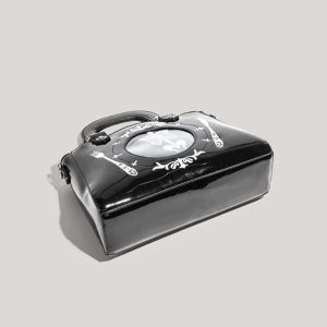 Black Halloween Ita Bag – Japanese Style Harajuku Square Crossbody Shoulder Handbag for Women Y2K