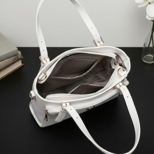 Black & White Bow Ribbon Shoulder Bag, Custom Cute Ita Display Bag, Pin Display Bag, Window Bag, Ita Crossbody Bag,Anime Collectibles,Trendy