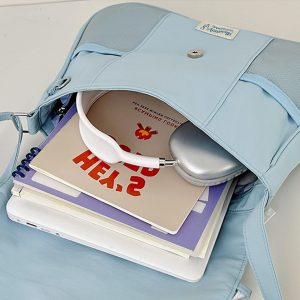 Bow-Knot Ita Bag, Personalized Pin Display Messenger Bag, Korean Japanese Preppy, Clear Window Bag, Ita Crossbody Bag, Anime Bag for Fans