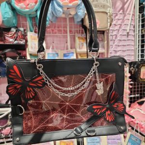 Butterfly ita bag, anime ita bag, kawaii display bag, enamel pin ita bag, Butterfly ita bag, fantasy cosplay bag, kawaii ita crossbody