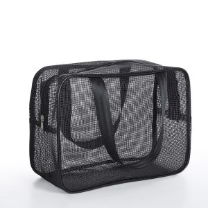 Men's Mesh Tote Bag for Toiletry and Bathing Storage While Traveling