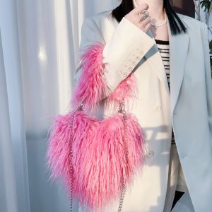 Women's Wool Handbag: Stylish Chain Strap Bag for Every Occasion