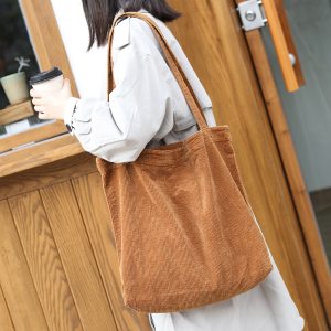 Stylish Large Tote Bag: Casual and Artistic Canvas Shopping Companion