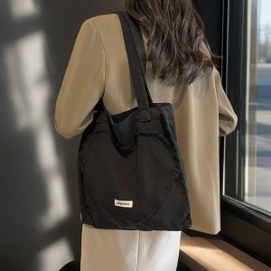 Canvas Heart Bag, Canvas Tote Bag, College Tote Bag, Shopping Bag, Commuter Bag, Casual Bag, Cute Canvas Bag, Everyday Bag, Gift For Her