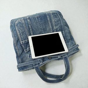 Casual Denim Tote Bag – Large Capacity Women’s Shoulder Handbag
