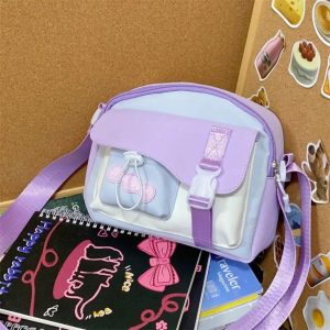 Casual Nylon Crossbody Bag for Women | Mini Aesthetic Shoulder Bag | Daily Outgoing Bolso Mujer | Small Travel Purse