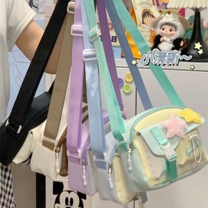 Casual Nylon Crossbody Bag for Women | Mini Aesthetic Shoulder Bag | Daily Outgoing Bolso Mujer | Small Travel Purse