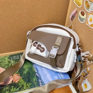 Casual Nylon Crossbody Bag for Women | Mini Aesthetic Shoulder Bag | Daily Outgoing Bolso Mujer | Small Travel Purse