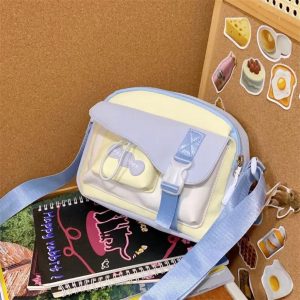 Casual Nylon Crossbody Bag for Women | Mini Aesthetic Shoulder Bag | Daily Outgoing Bolso Mujer | Small Travel Purse