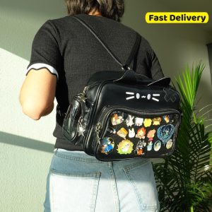 Cat Ita Bag Backpack & Crossbody, Ita Backpack, Ita Bag Crossbody, Pin Display Bag, Cute Ita Bag, kawaii bag.