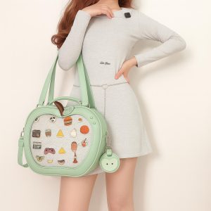 Cherry Apple Ita Bag Pin Display Backpack