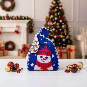 Christmas Gift Bag, Holiday Gift Bags With Name, Party Bags, Japanese Knot Handbag, Christmas Eve Gift Bags, Knitted Storage Bags, Bag