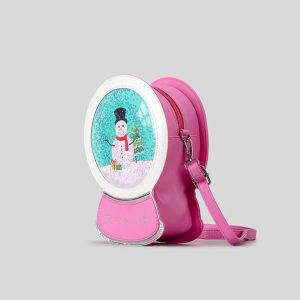 Christmas Snowman Crossbody Bag – Festive Holiday Purse