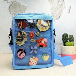 Classic Size ita Bag Crossbody, 8 Colors,Small Anime Ita Bag, Mini ita Shoulder Bag, Small Window Bag, Pin Display Bag.