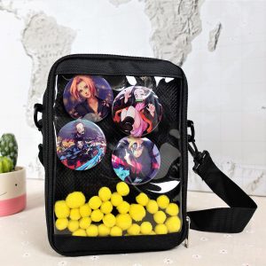 Classic Size ita Bag Crossbody, 8 Colors,Small Anime Ita Bag, Mini ita Shoulder Bag, Small Window Bag, Pin Display Bag.
