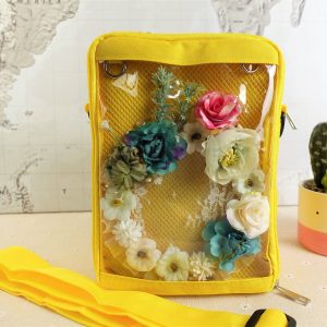 Classic Size ita Bag Crossbody, 8 Colors,Small Anime Ita Bag, Mini ita Shoulder Bag, Small Window Bag, Pin Display Bag.