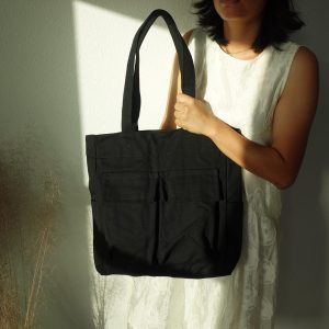 Custom Embroidery Family Photo Large Tote Bag with Pockets,  Gift Wedding Anniversary Bag, Love Anniversary Gift, Valentine's Day Gift Bags.