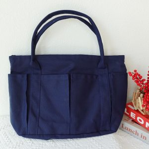 Custom Photo Embroidered Canvas Tote Bag: Personalized Valentine's Gift, Romantic totes, Love anniversary bag, Family trip duffle.