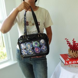 Cute Bow Ita Bag Shoulder and Crossbody, Kawaii Purse with Clear Window, Anime Lover Itabag, Cosplay Fans, Anime Ita Bag, Pin Display Bag.